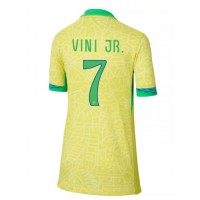 Brazil Vinicius Junior #7 Domaci Dres za Ženska Copa America 2024 Kratak Rukav